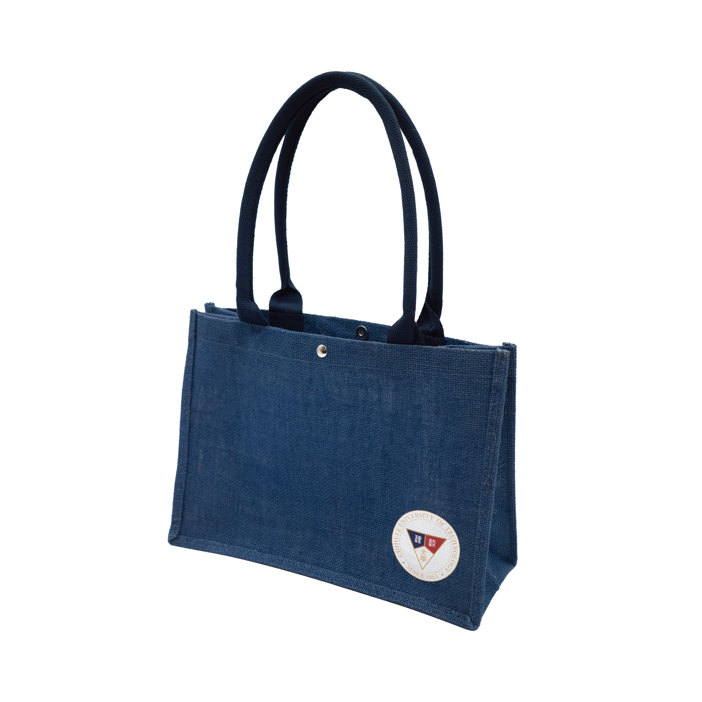 致理科技大學藍色麻布袋