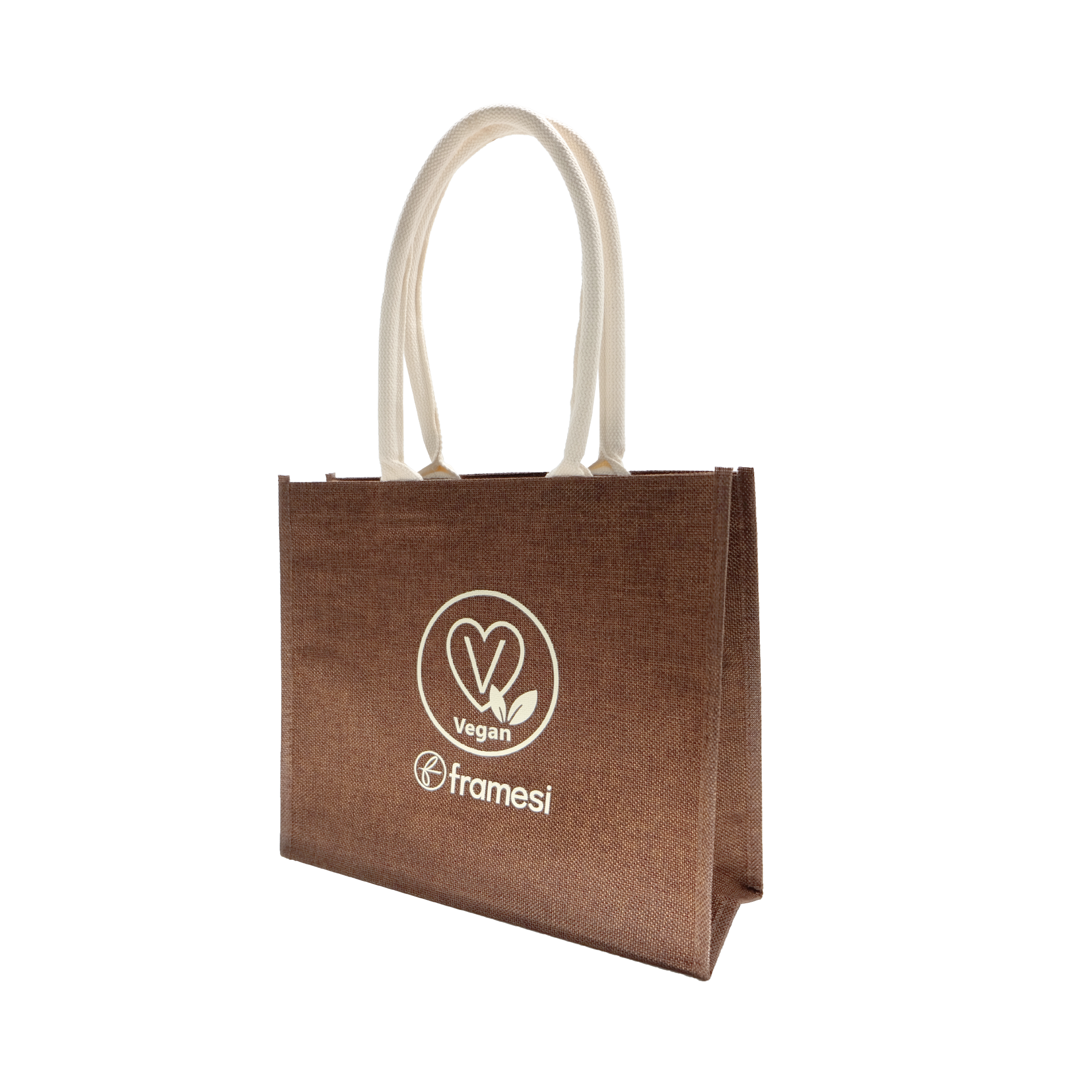 喜徠咖啡色麻布袋