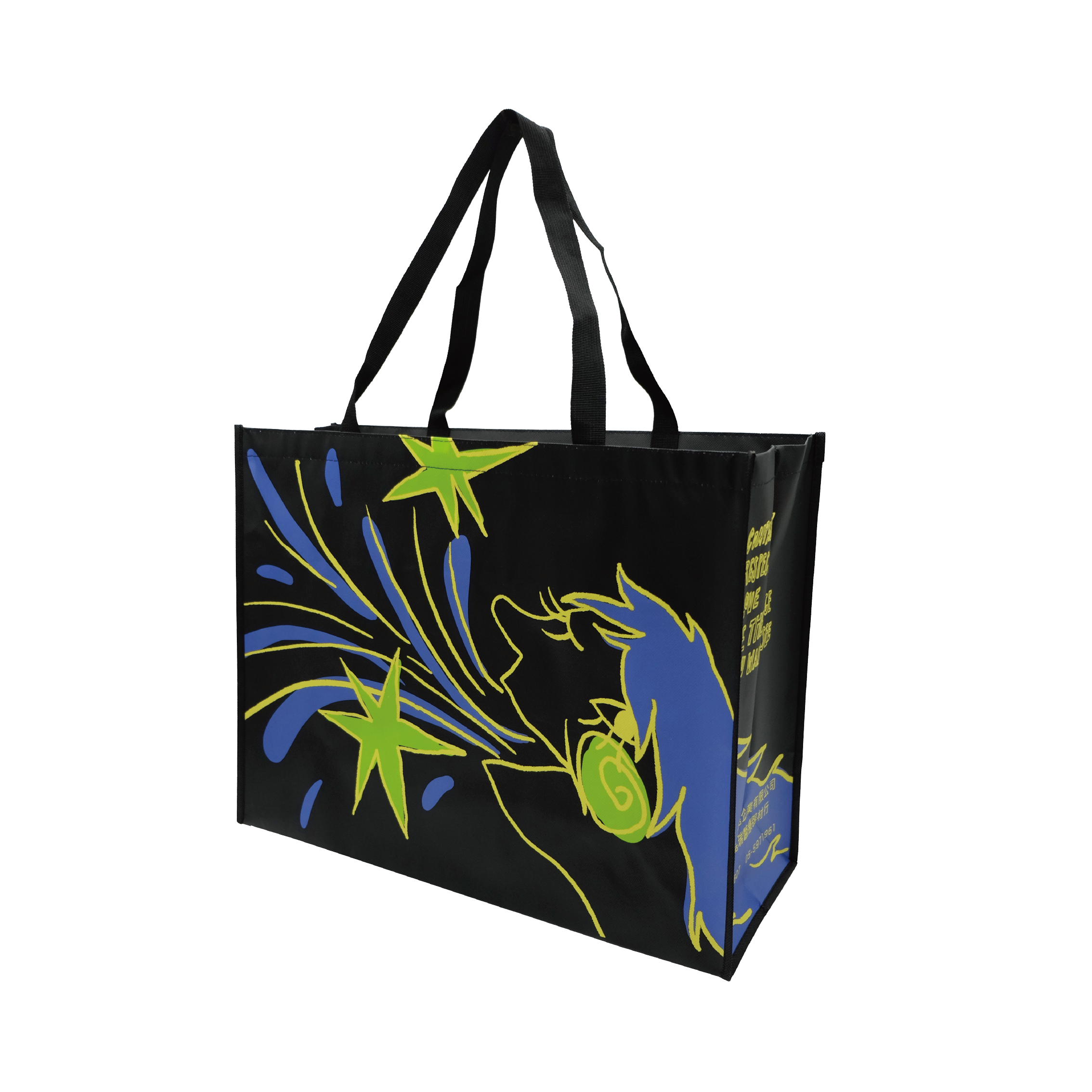 四色不織布覆膜袋