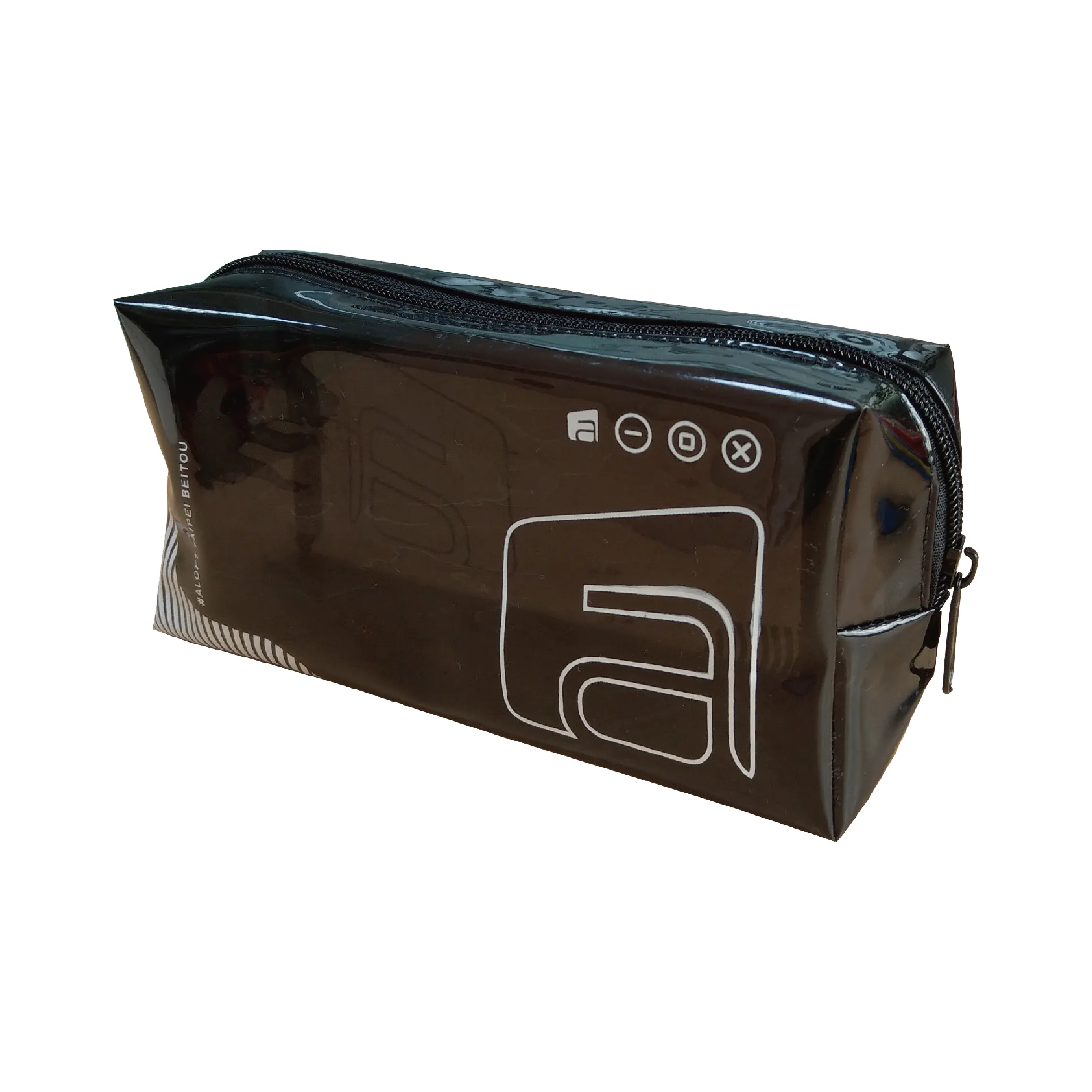 黑色透明pvc拉鍊包