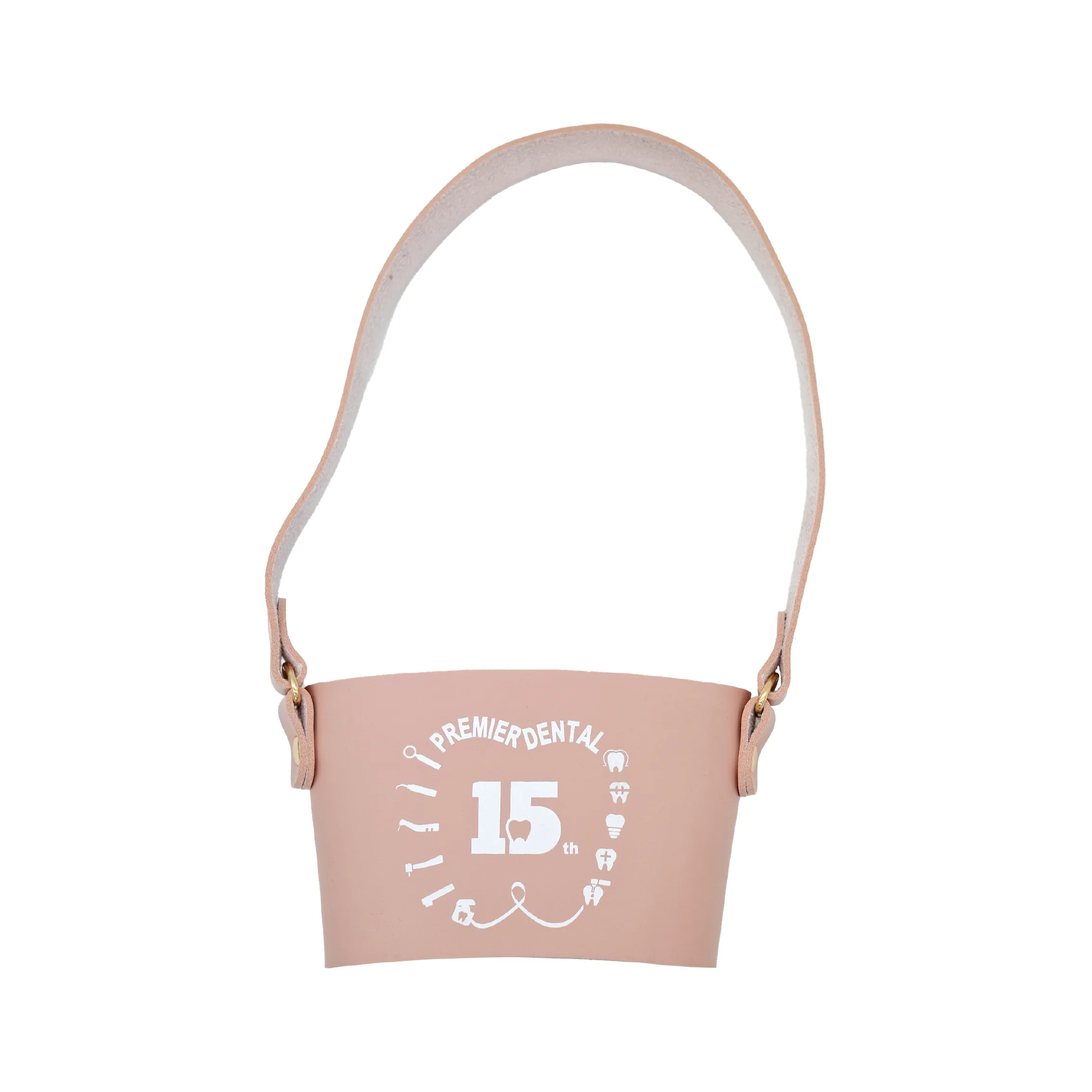 品悅牙醫皮革一杯袋