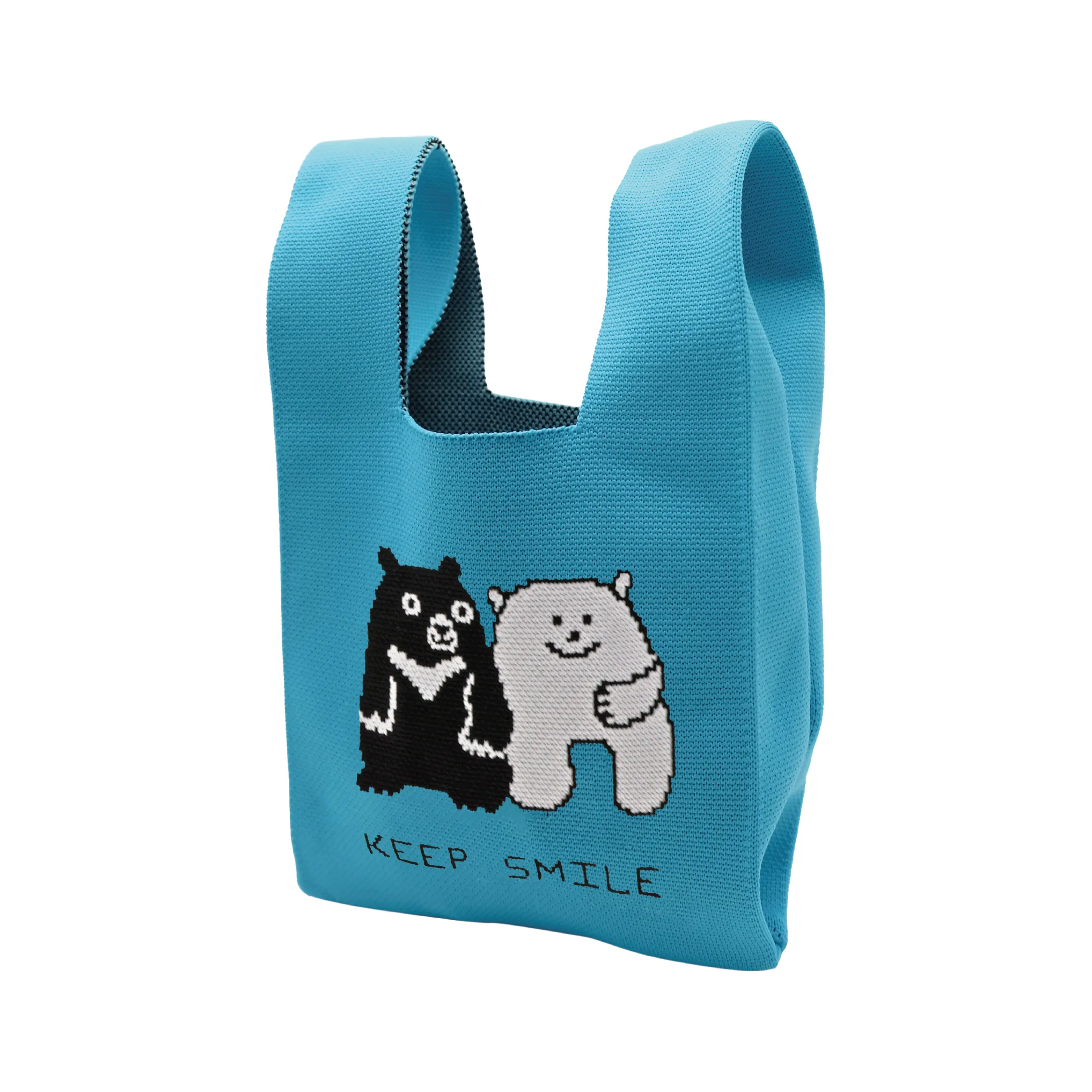 毛線針織背心袋