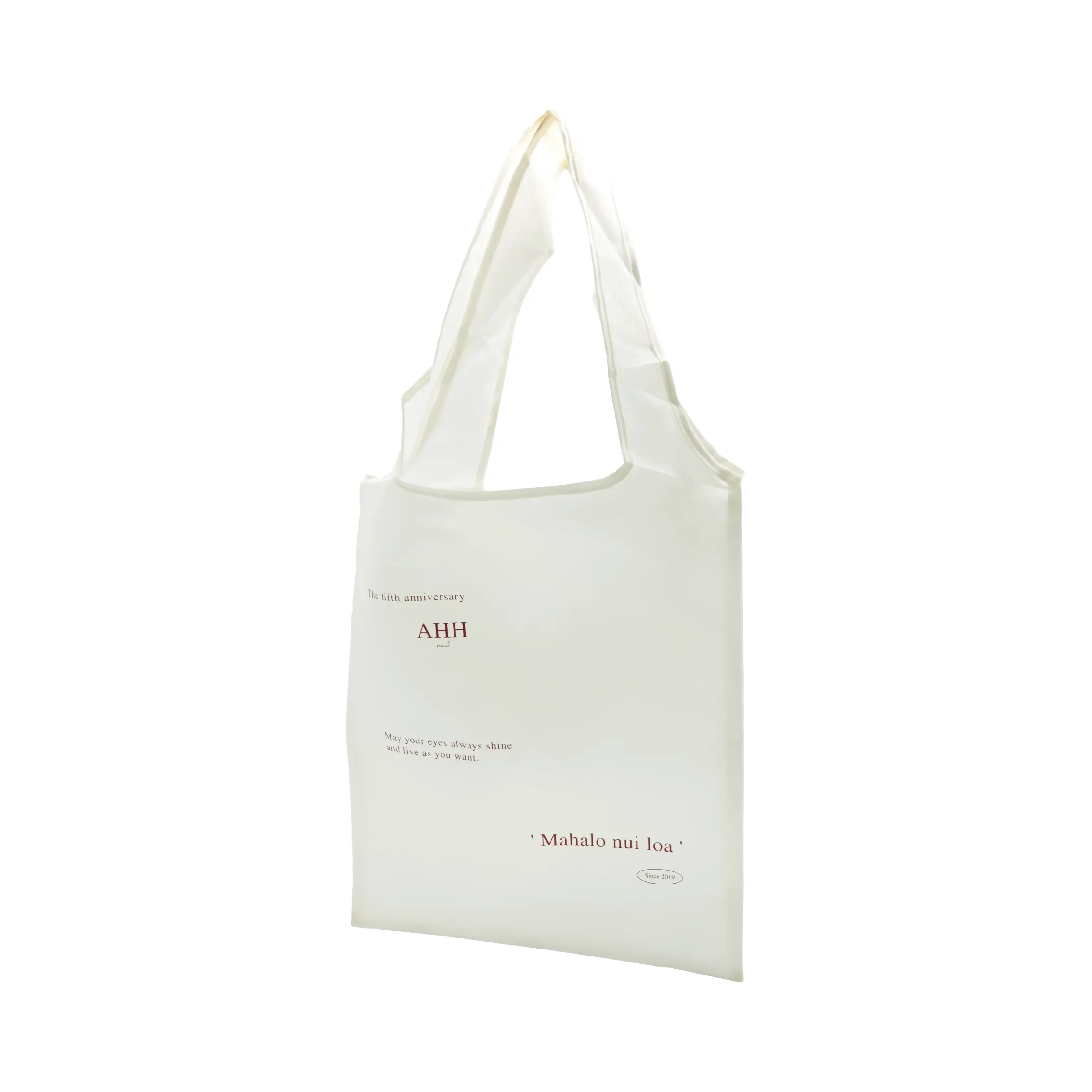 白色尼龍平面背心袋