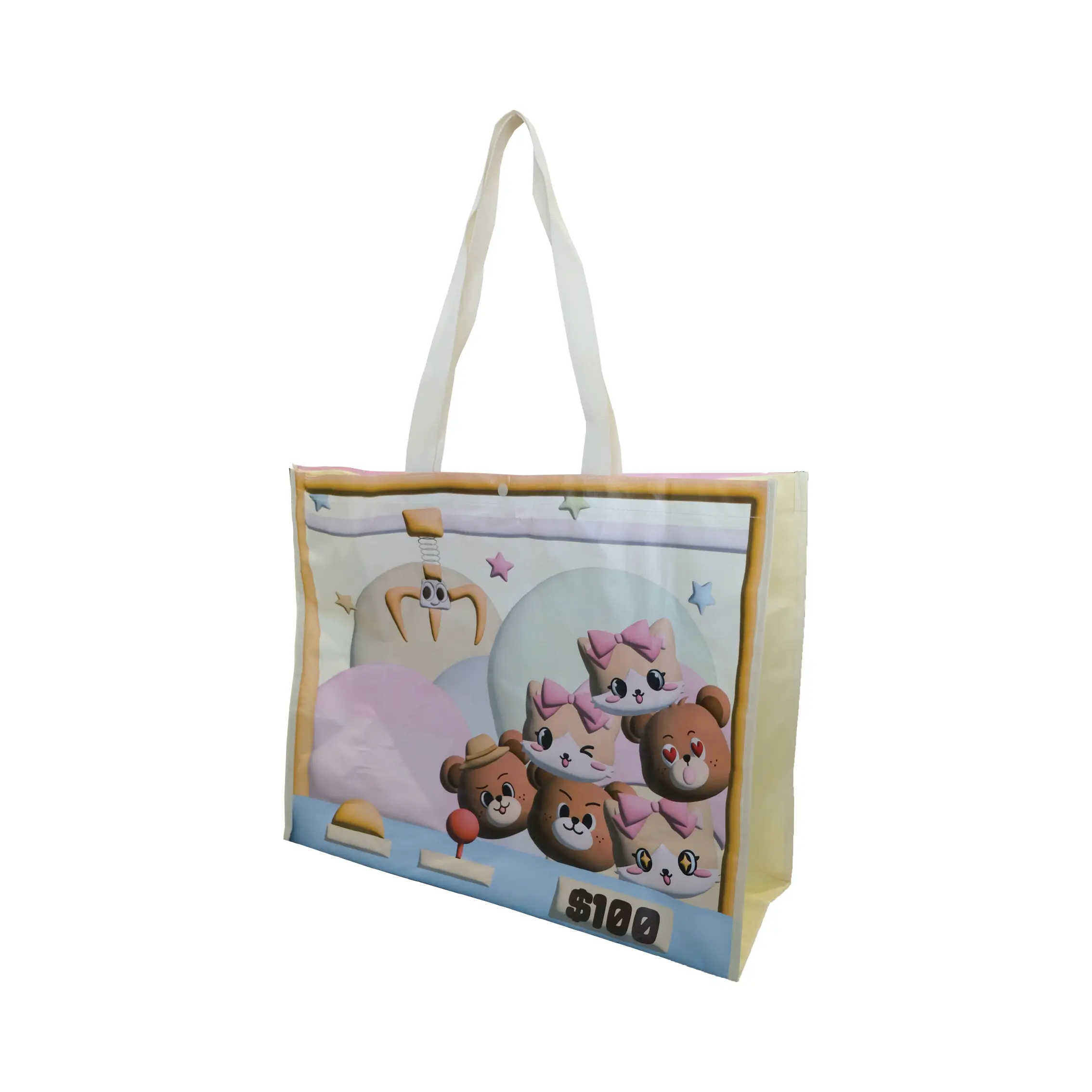 八貝熊編織覆膜袋