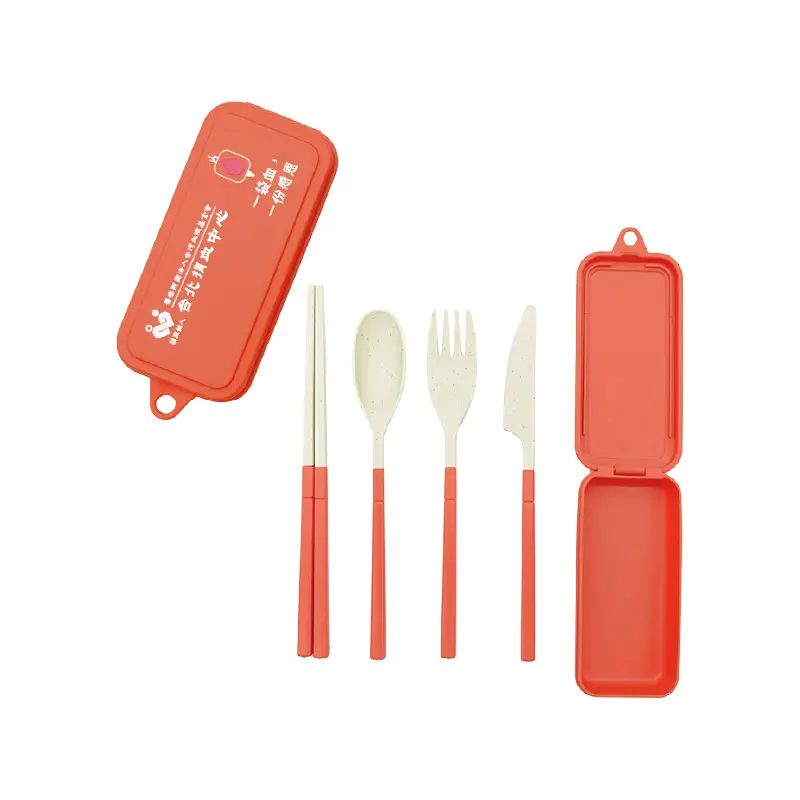 台北捐血中心小麥秸桿餐具組